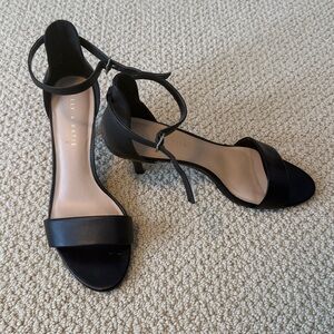 Kelly & Katie Black Strappy Heels